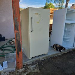 Kenmore Upright Freezer Works Great , Eggshell Color 