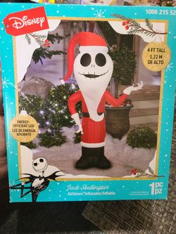 Nightmare Before Christmas Jack Inflatable Santa Jack