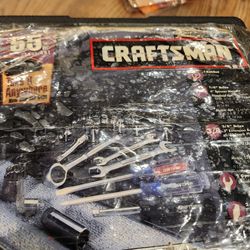 Craftsman 55 Pc. Mechanics Tool Set-933455-Vintage Made in USA