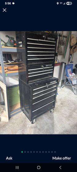 Craftsman Tool Box ((((with Tools Included))) As Shown