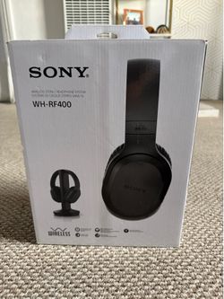 Sony WH-RF400 Wireless Home Headphones w/ Charging Stand (TV/Audio System)