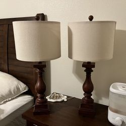 Matching Bedside Lamps