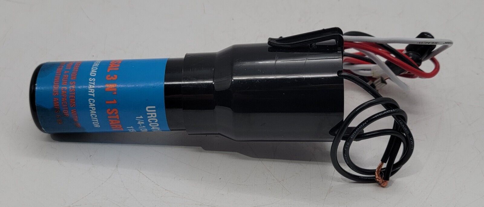 USED Genuine Refrigerator GE Relay Overload Capacitor Part#URCO410