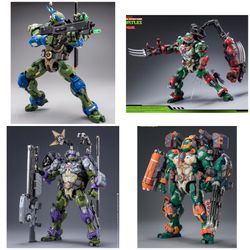 Mechanized teenage mutant ninja turtles mobile suit metal build