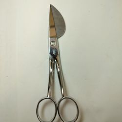 Vintage Gingher 6" Duckbill Applique Scissors - Made in Germany - Mint Condition