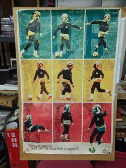 Bob Marley Soccer/Football 9-Panel Rasta Grid
