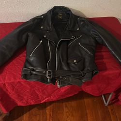 Leather Biker Jacket 