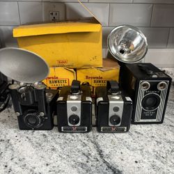 Vintage Kodak Cameras, Untested 