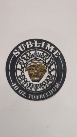 Custom band art made from vinyl records