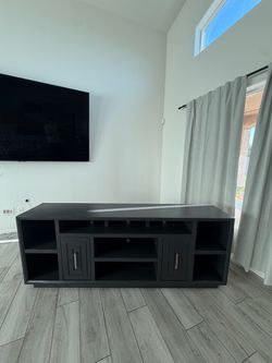 Black TV Stand