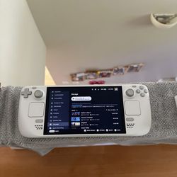 Steam Deck OLED White Limited Edition 1 TB With Box and Case