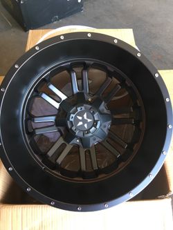 20x12 Offroad wheels and tires matte blk