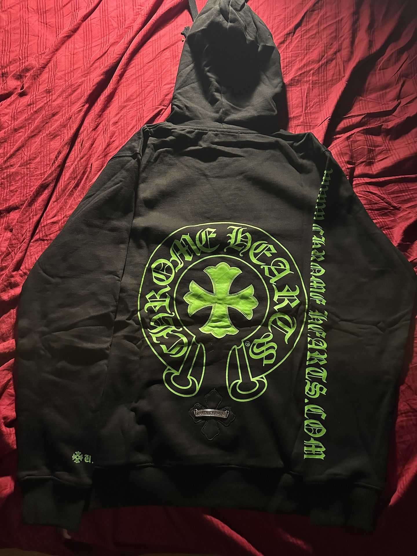 Chrome Hearts Hoodie- Green/Black