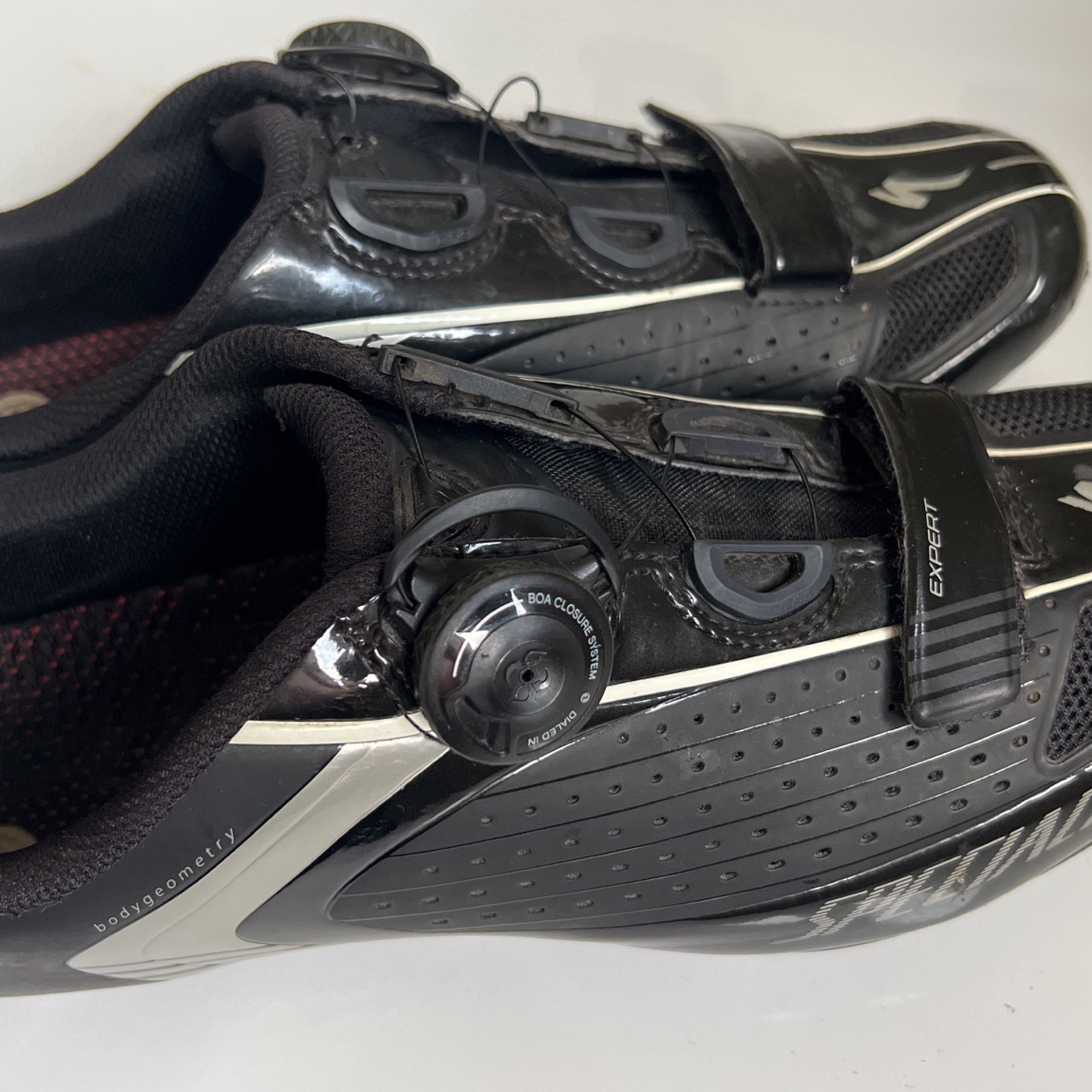Specialized Expert Rd Road Cycling Shoes Mens 7.5 40 Black Boa Cleats Carbon Specialized Expert Road Specialized Carbon Road Shoes  main image 2