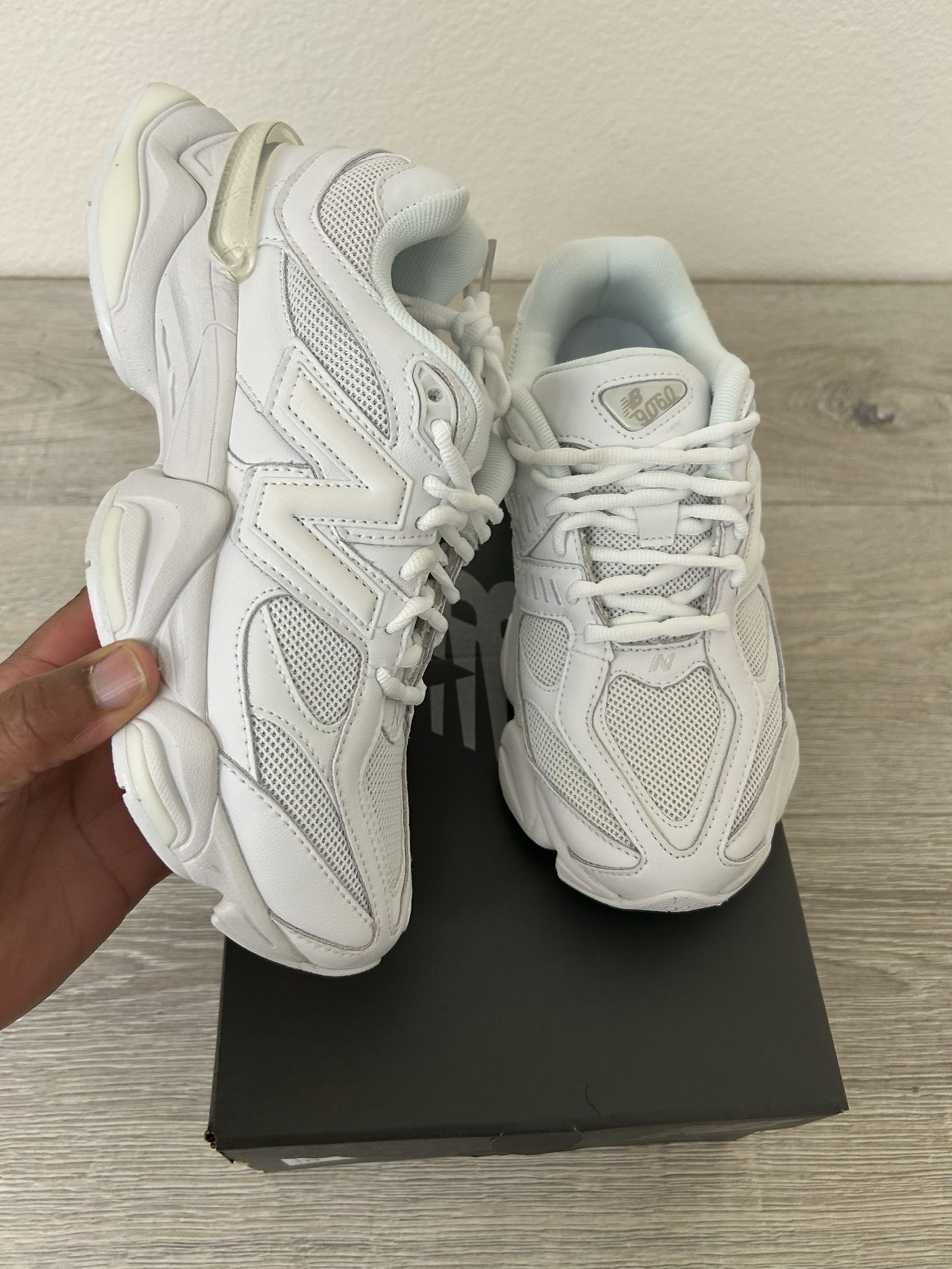 New Balance 9060 Triple White