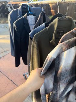 Lot of 7 medium mens shirts and 3 dress shirts express brand