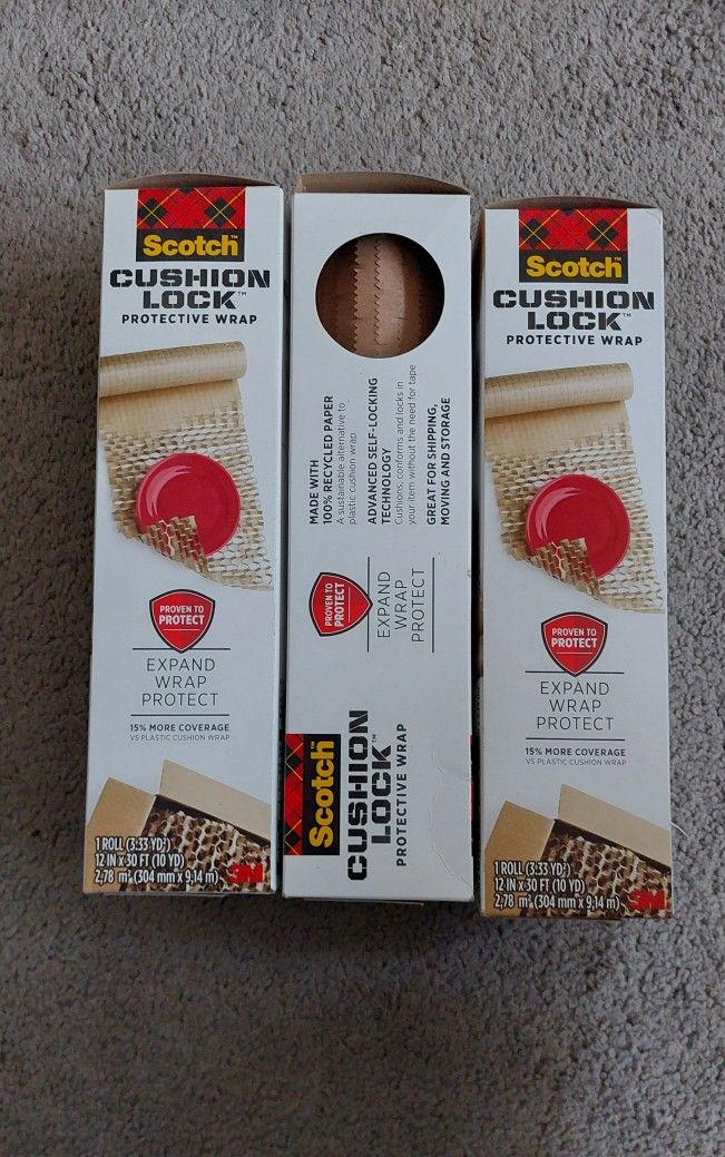 Cushion Lock Protective Wrap for shipping items