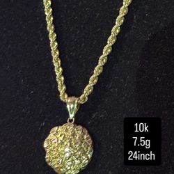 10K 7.5 Grams 24Inches Chain Set 
