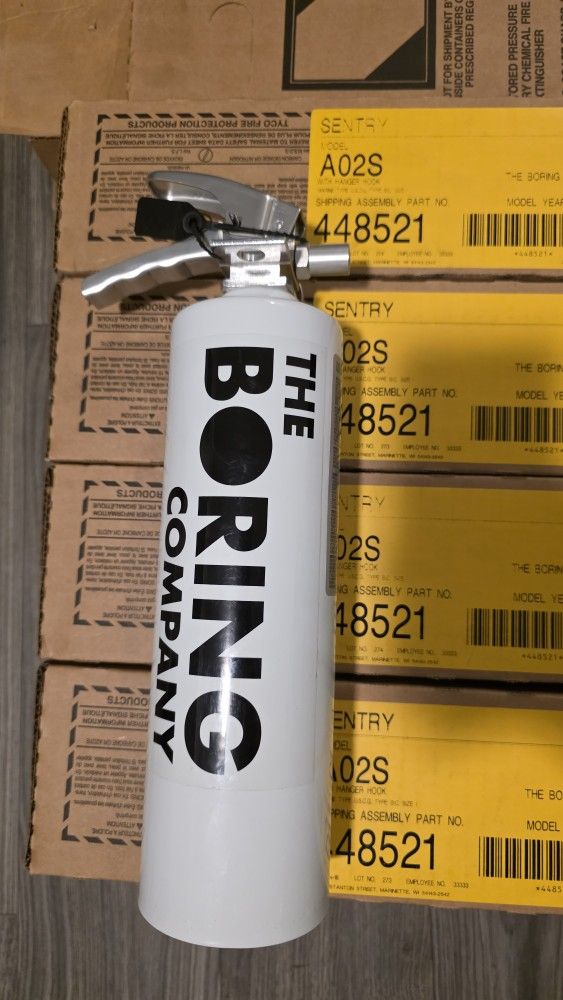 The BORING COMPAY fire Extinguishers