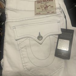 White True Religion Pants 34W32L