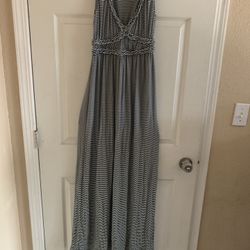 Blue And White Dress 