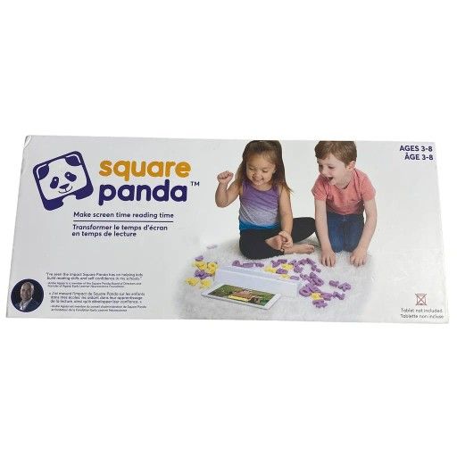 Square Panda Multisensory Phonics Learning Center For IPAD W/ Box Educational
