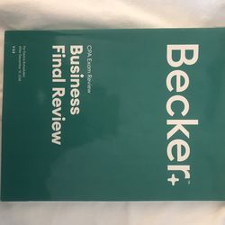 Becker CPA BEC Final Review