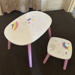 Girls Table And Chair
