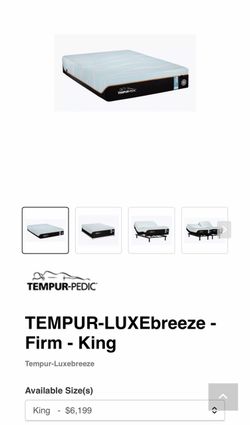 Tempurpedic Luxe Breeze Firm King size Brand new! 🤩 Say goodbye to restless nights 😵‍💫 and hello to a good night's sleep 😴with our high-quality ma
