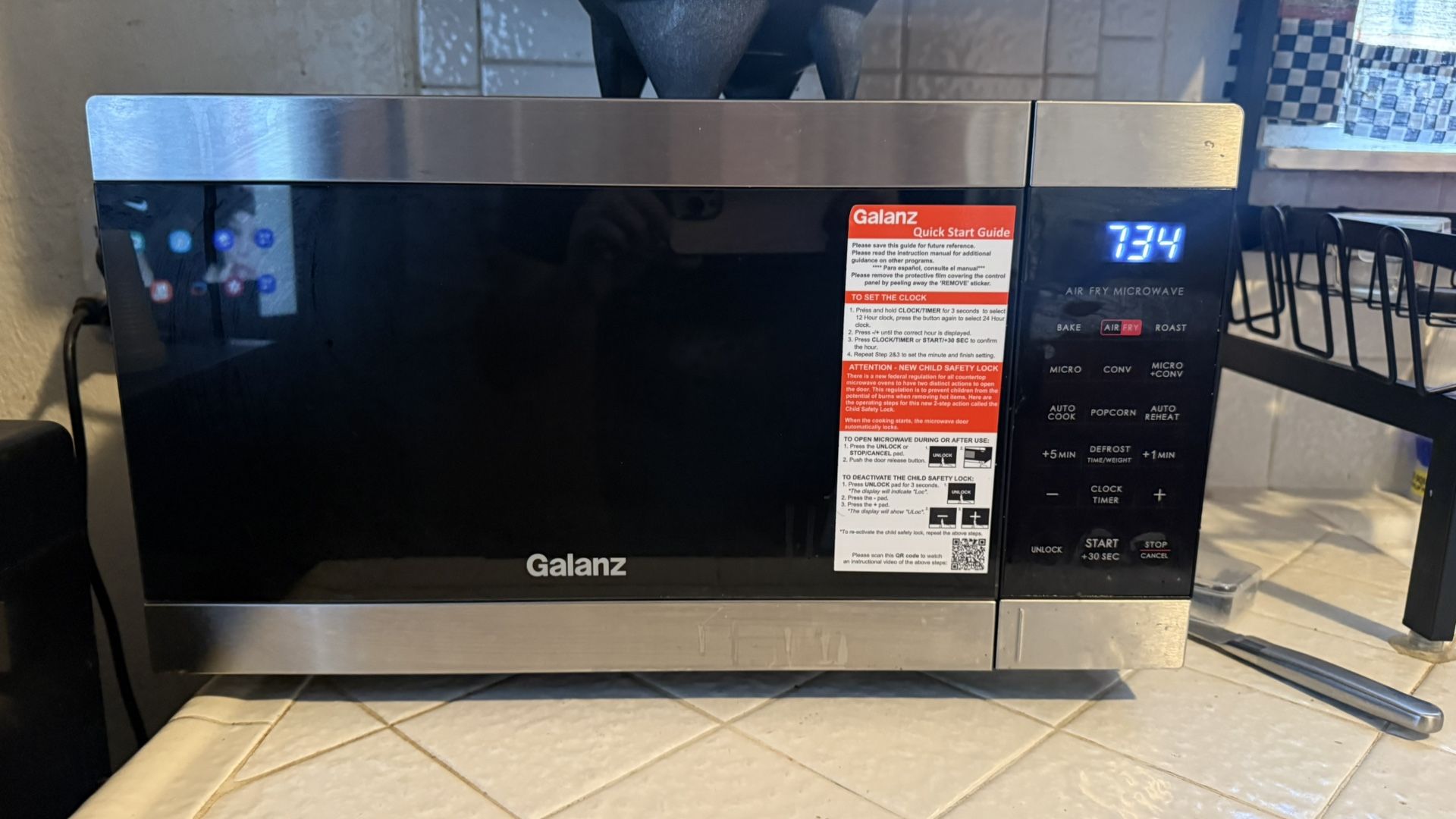microwave / air fryer