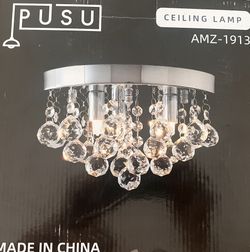 Crystal Ceiling Chandelier New In Box