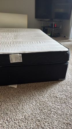 Double bed mattress with box spring 54x75 inches
