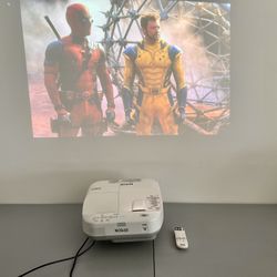 Epson PowerLite 585W Ultra Short Throw 3LCD Projector With Remote - 2 HDMI Ports