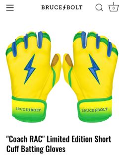 Bruce Bolt Batting Gloves - Coach Rac Edition