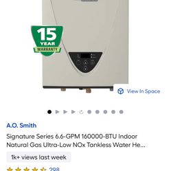 Ao Smith Gas Tankless