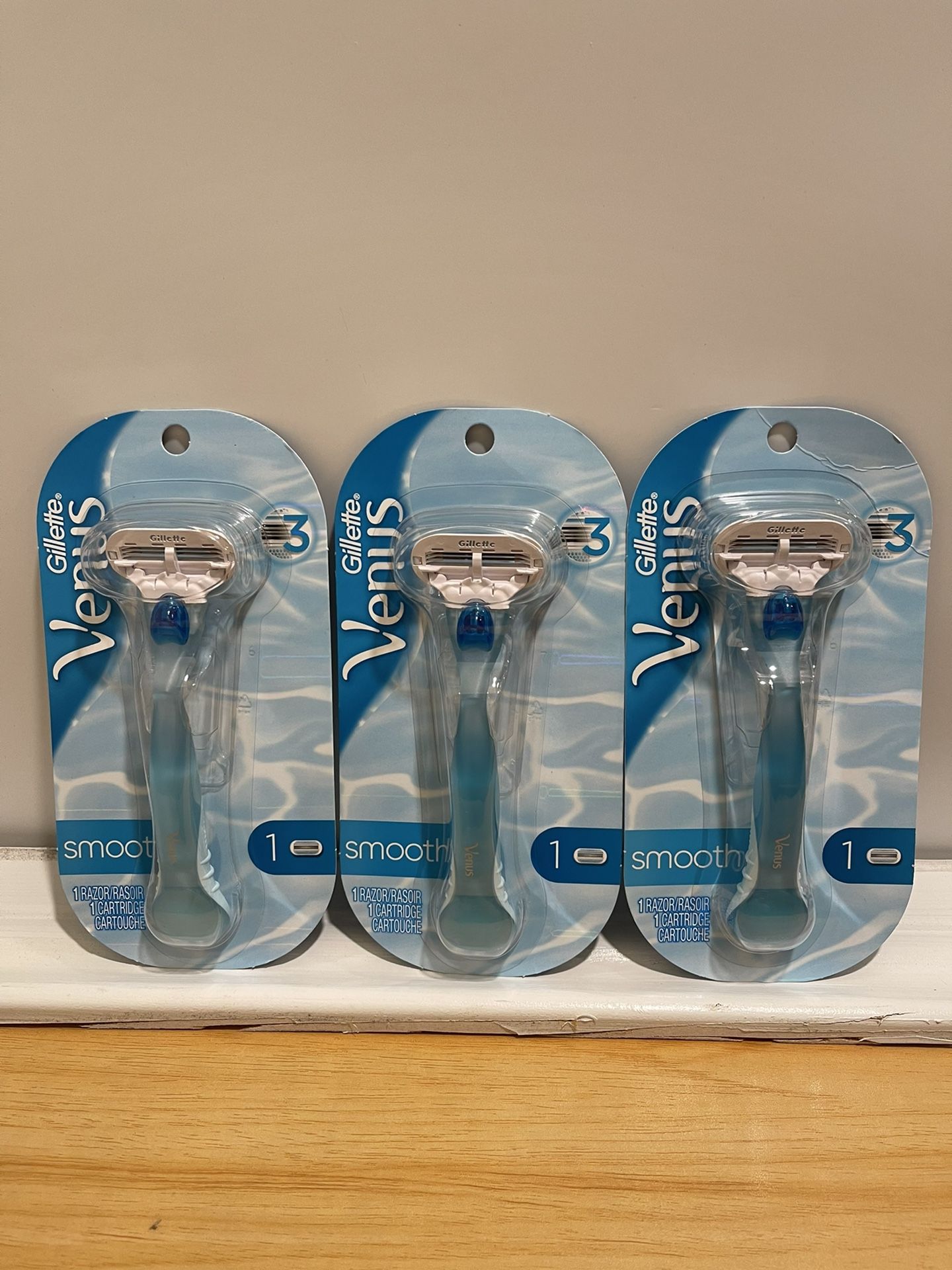 3pck Gillette Venus Smooth Razor