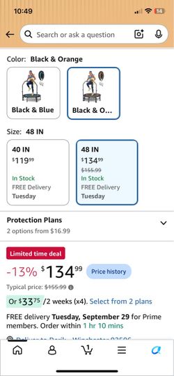 Merach 40” rebound trampoline