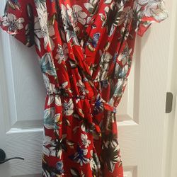 Women’s Hawaiian Style Wrap Dress L/XL