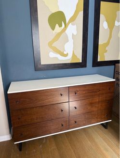 Mid-Century Modern 6-Drawer Dresser