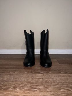 Black cowboy boots