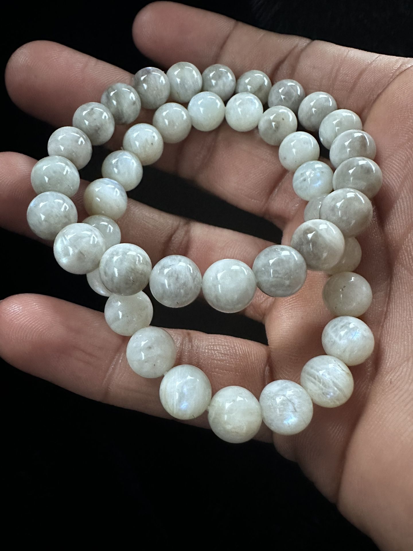 Blue Moonstone Crystal Bracelets