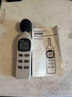 Extech 407730 digital sound level meter