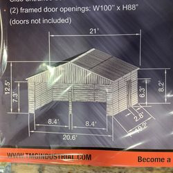 Metal Carport, Metal Garage New!