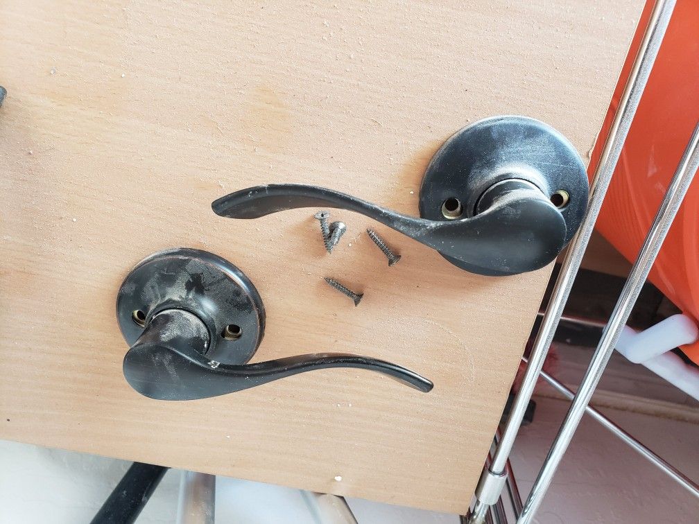 Kwikset Balboa Bronze LH & RH Dummy Levers