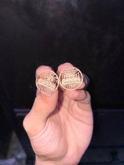 last supper gold earrings