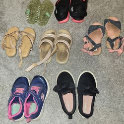 Toddler Girl Size 7 Summer Shoe Lot
