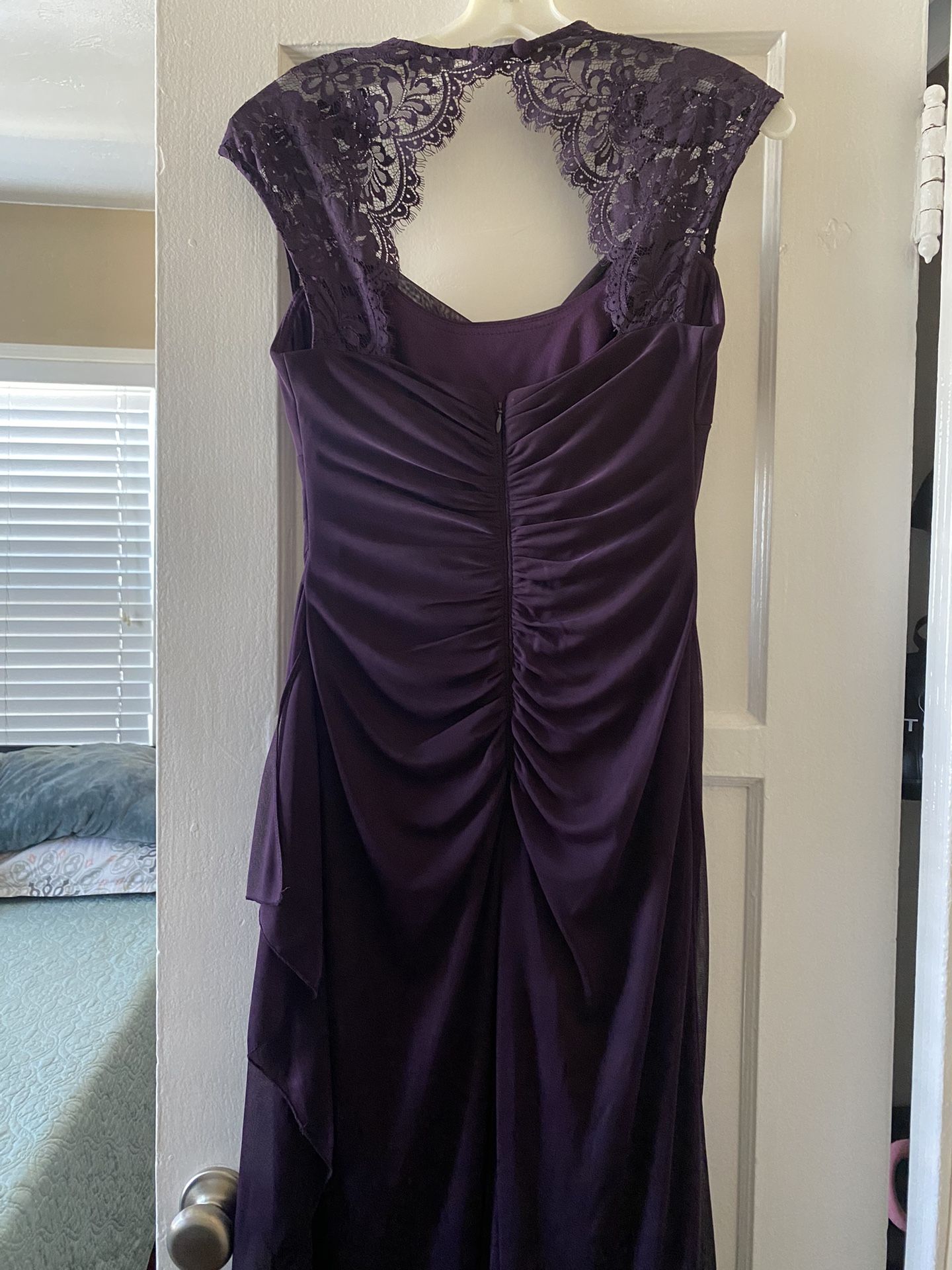 Plum Long Dress
