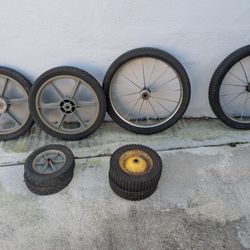 Lawn Mower Wheel Different Size $50 All 