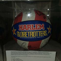 Globetrotters Signed Basketball 