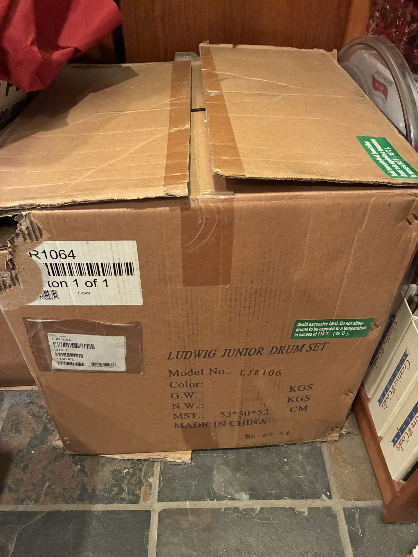 2014 Ludwig Junior 5-price Drum Set LJR106